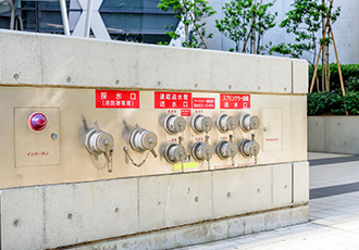 連結送水管の写真